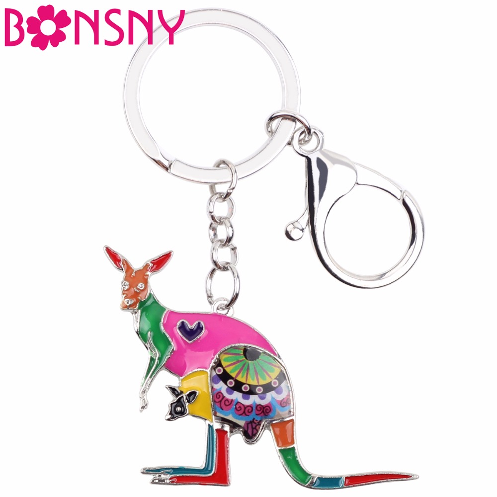 Women Bags Australia - Bonsny Smalto Floreale Australia Canguri Catena