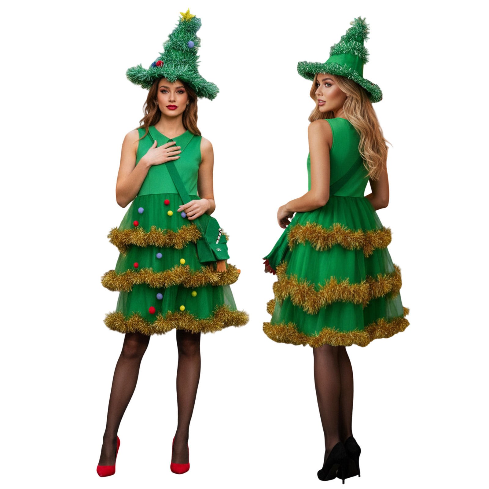 Women'S Bags Holiday - Costumi cosplay per albero di Natale