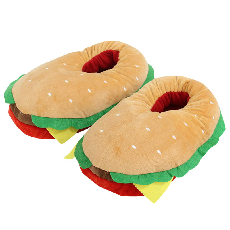 Women Bags New - Nuovo cartone animato Hamburger Pantofole di