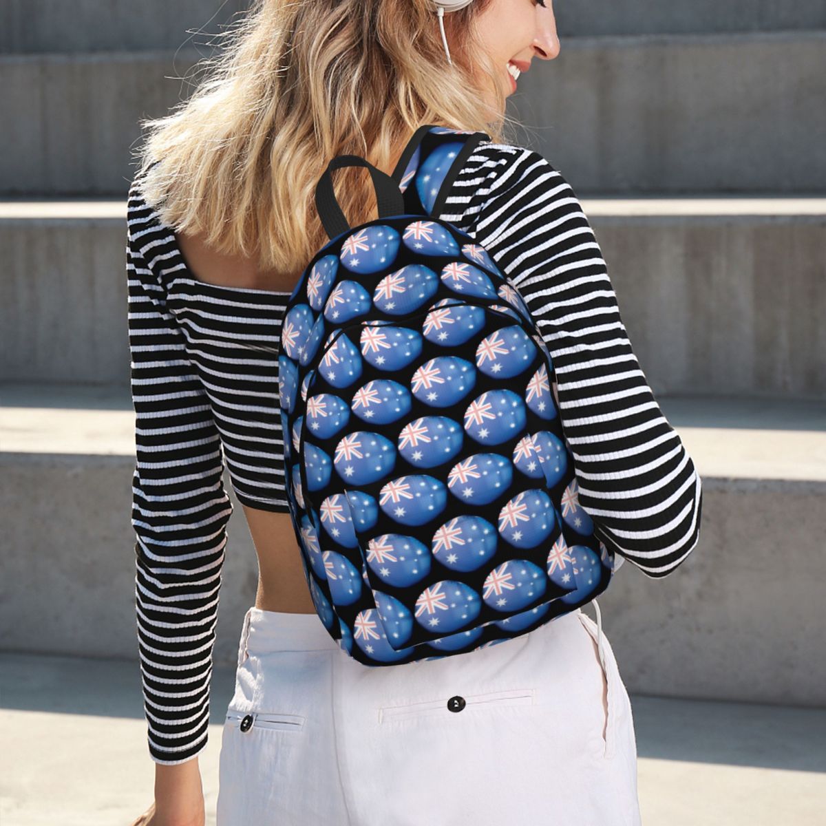 Women Bags Australia - Zaino con sfera di cristallo con
