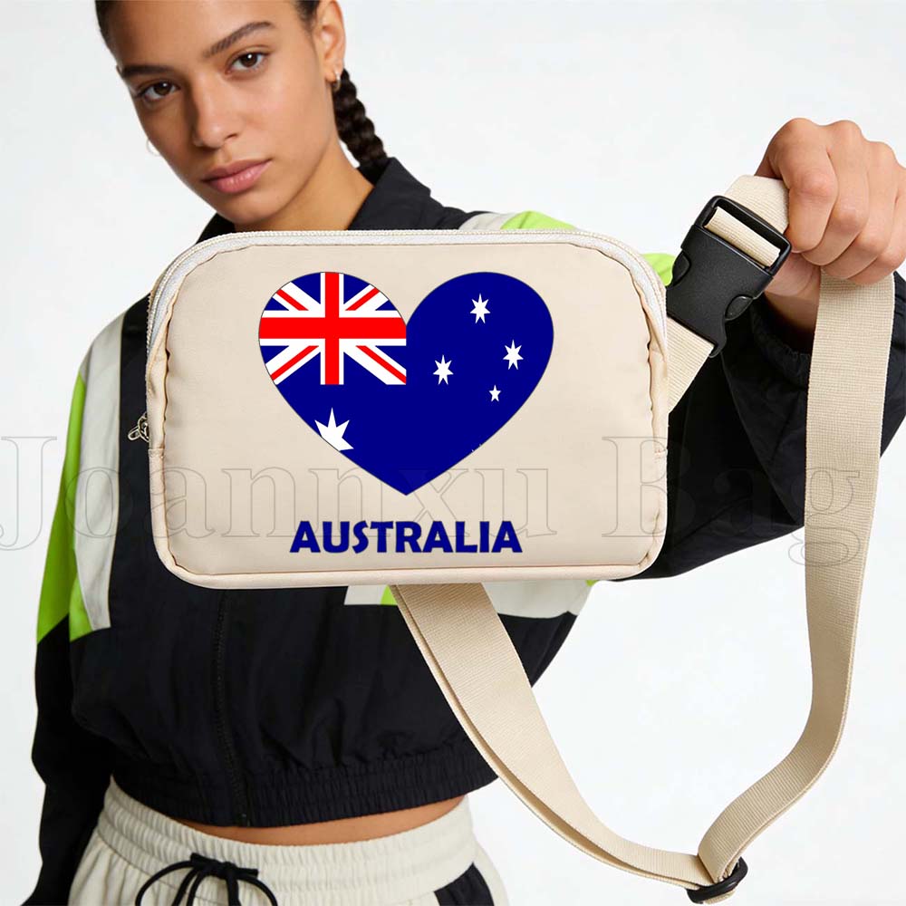 Women Bags Australia - Marsupio con Bandiera Australiana, Borsa Sportiva