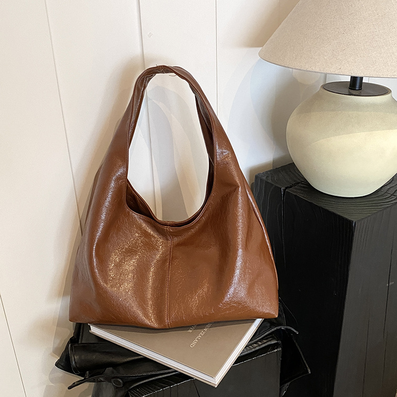 Hobo Bag Slouchy - Borsa a Tracolla Morbida in Pelle