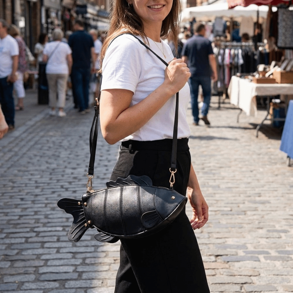 Hobo Bag Slouchy - Borsa a Tracolla Creativa a Forma