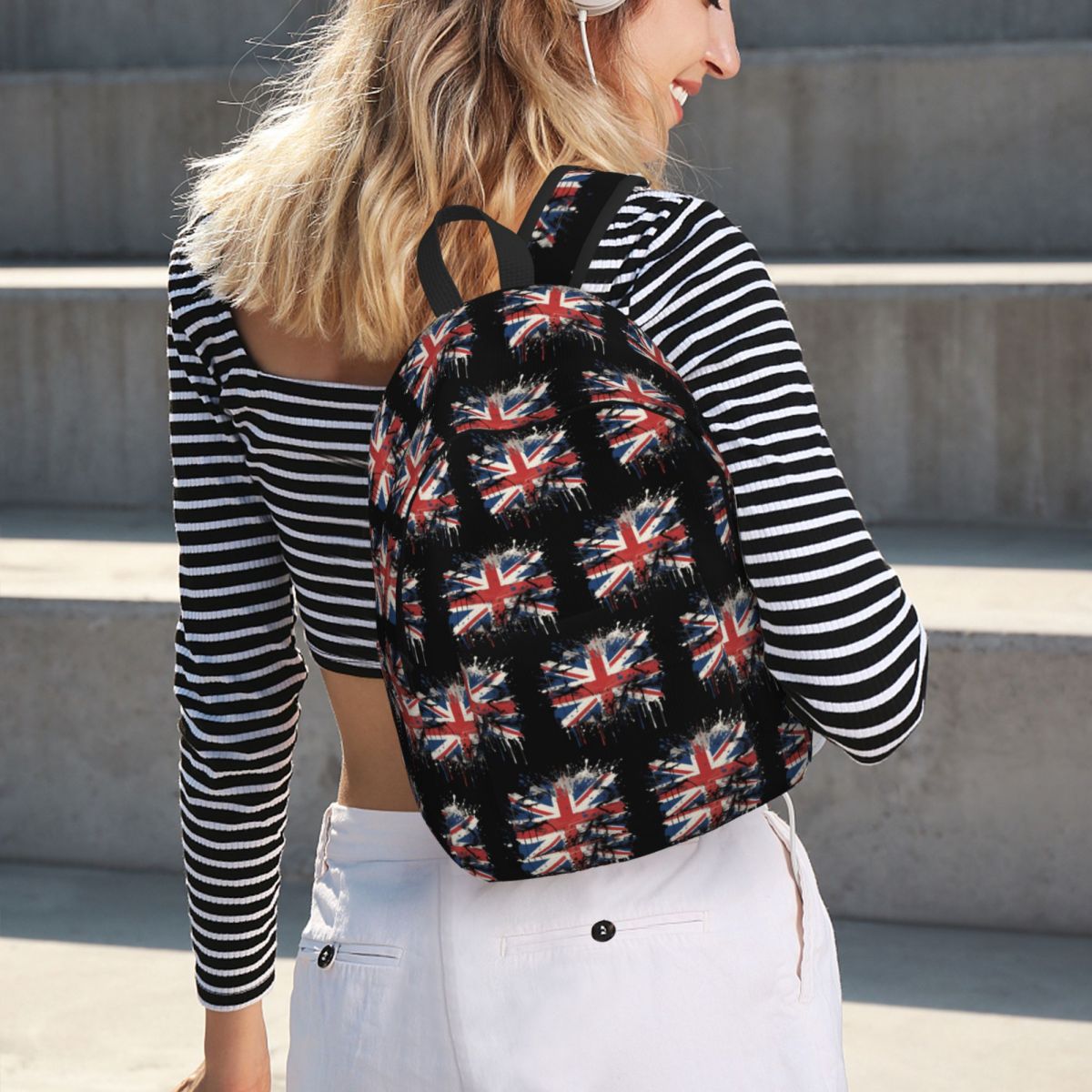 Women Bags Uk Sale - Zaino con bandiera Union Jack del