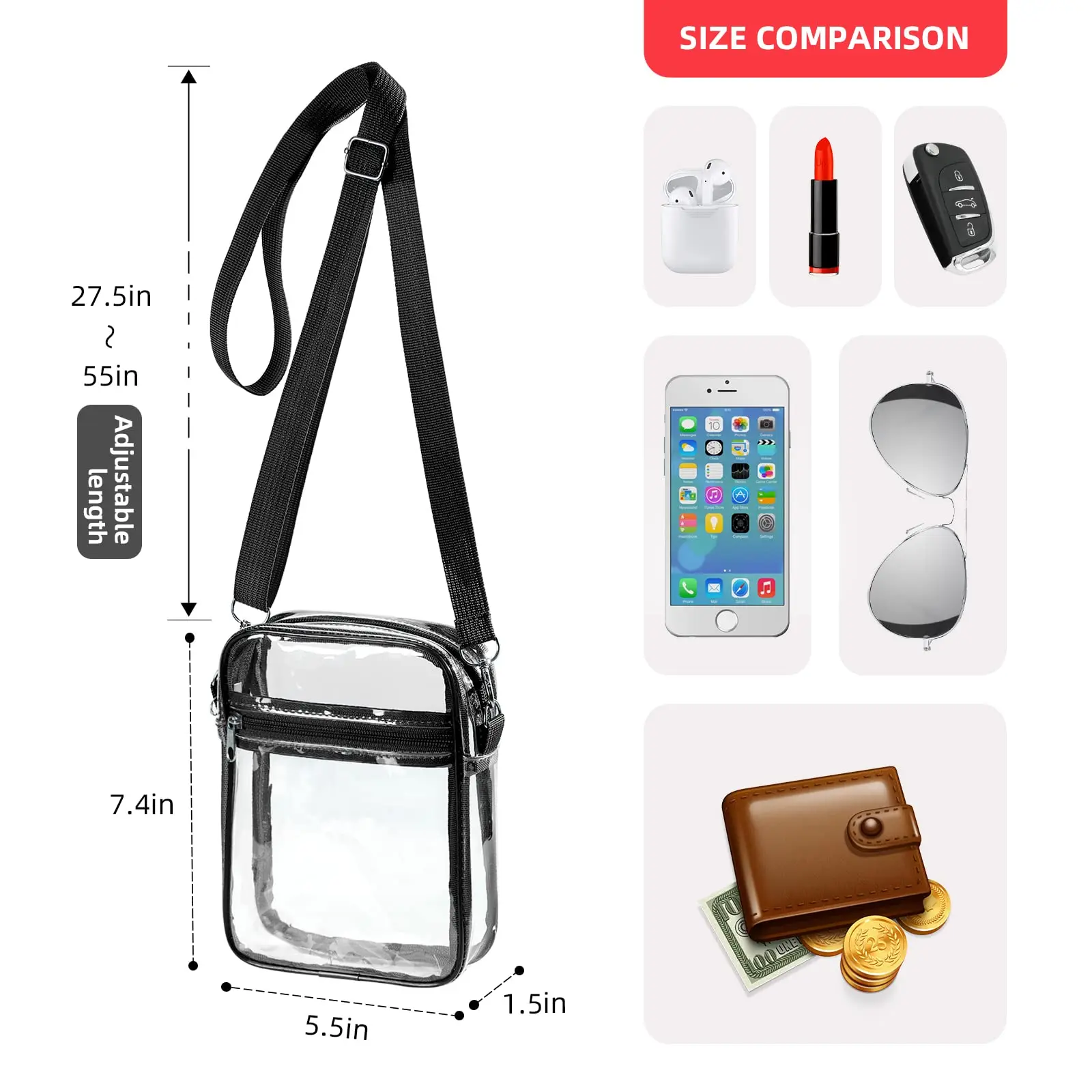 Borsa a tracolla trasparente d - Women Bags Polene recensione e prezzo