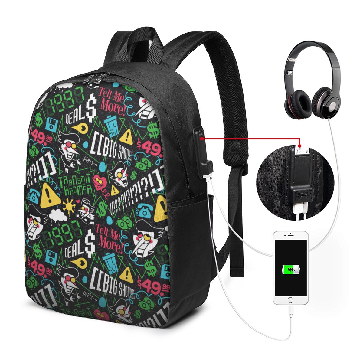 Deltarune SPAMTON G Zaino da v - Women Bags For College recensione e prezzo