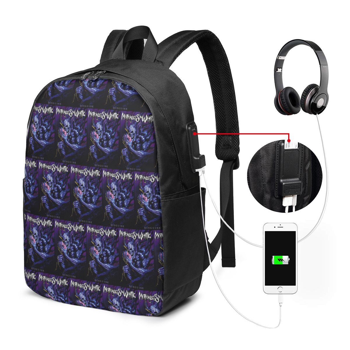 Zaino Motionless In White, bor - Women Bags For College recensione e prezzo