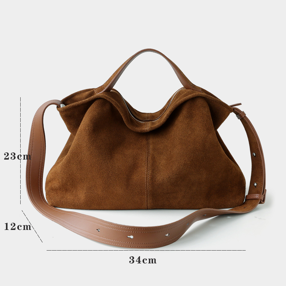 Borse tote da donna in vera pe - Hobo Bag Slouchy recensione e prezzo