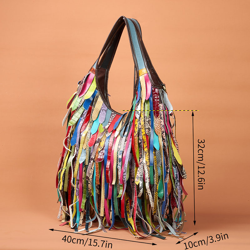 Borse a tracolla colorate in v - Hobo Bag Slouchy recensione e prezzo