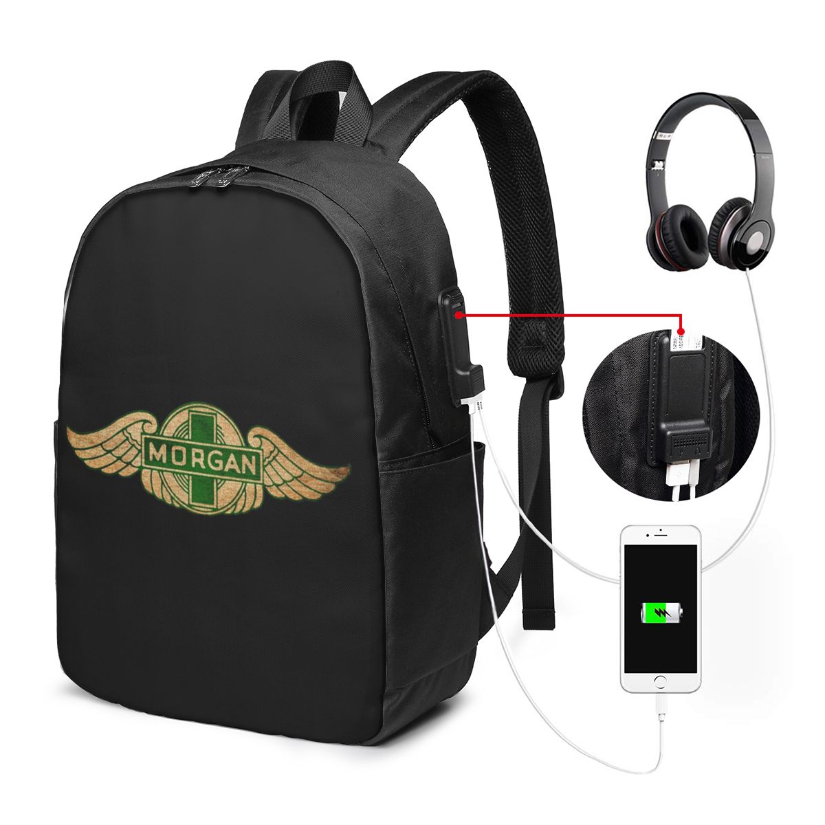 Zaino Morgan Motor Car Company - Women Bags For College recensione e prezzo