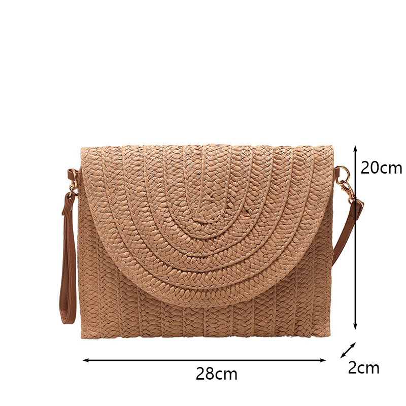 Borsa a tracolla in paglia int - Flap Bag Envelope recensione e prezzo