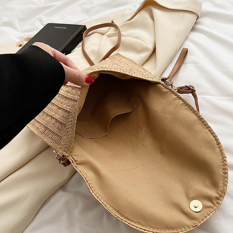 Borsa a tracolla in paglia int - Flap Bag Envelope recensione e prezzo