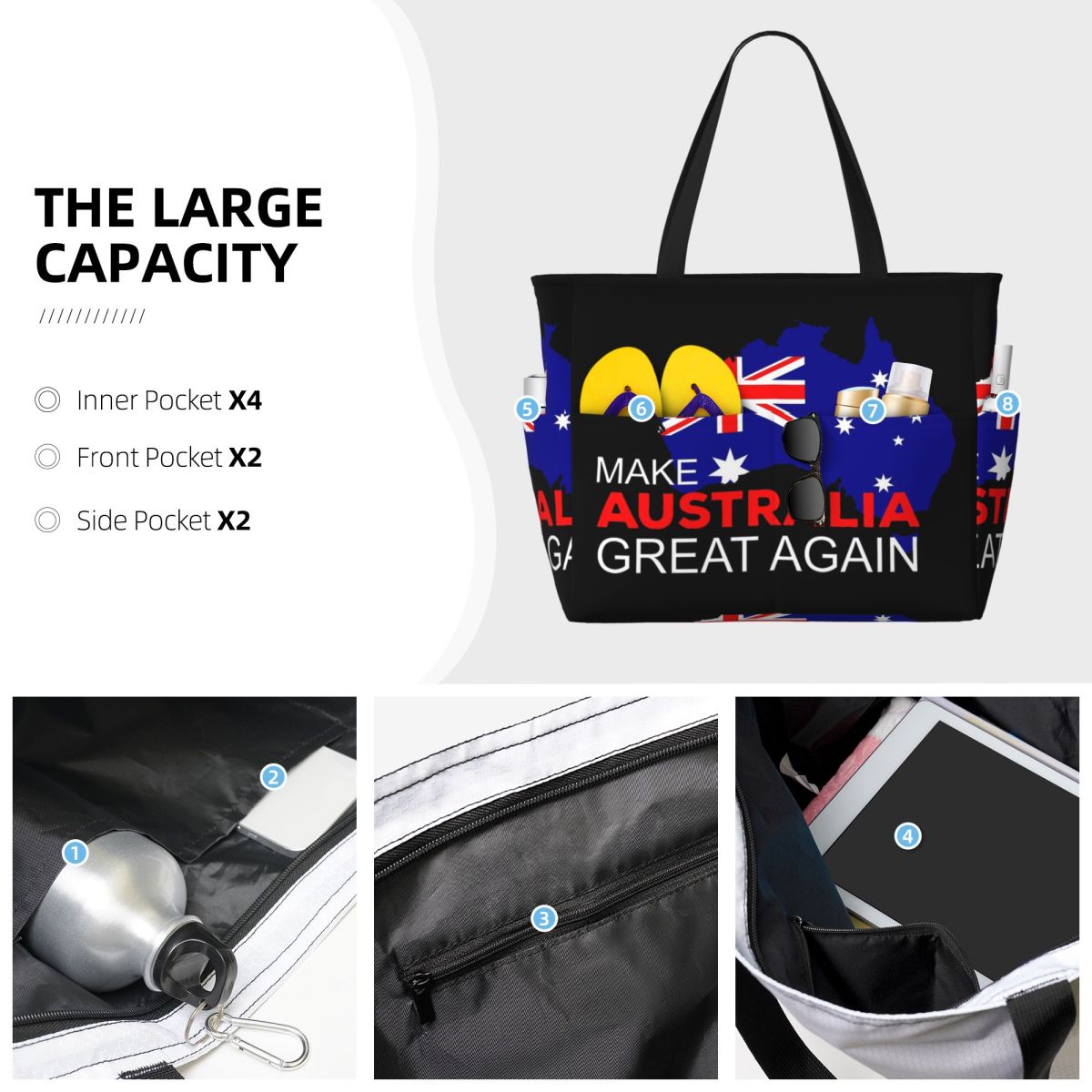 Borsa da spiaggia Make Austral - Women Bags Australia recensione e prezzo