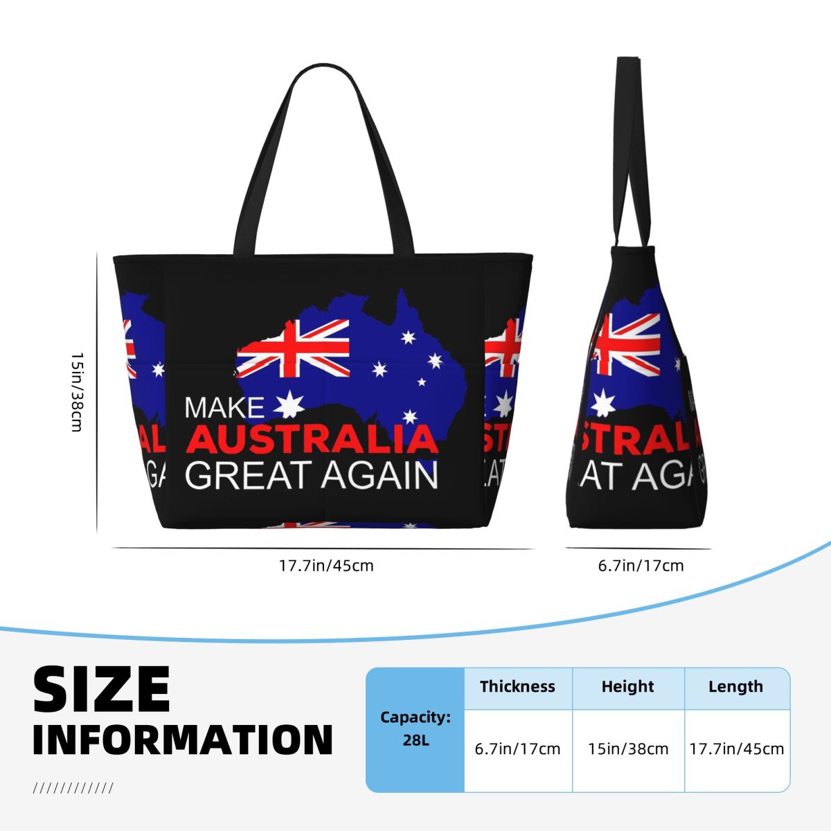 Borsa da spiaggia Make Austral - Women Bags Australia recensione e prezzo