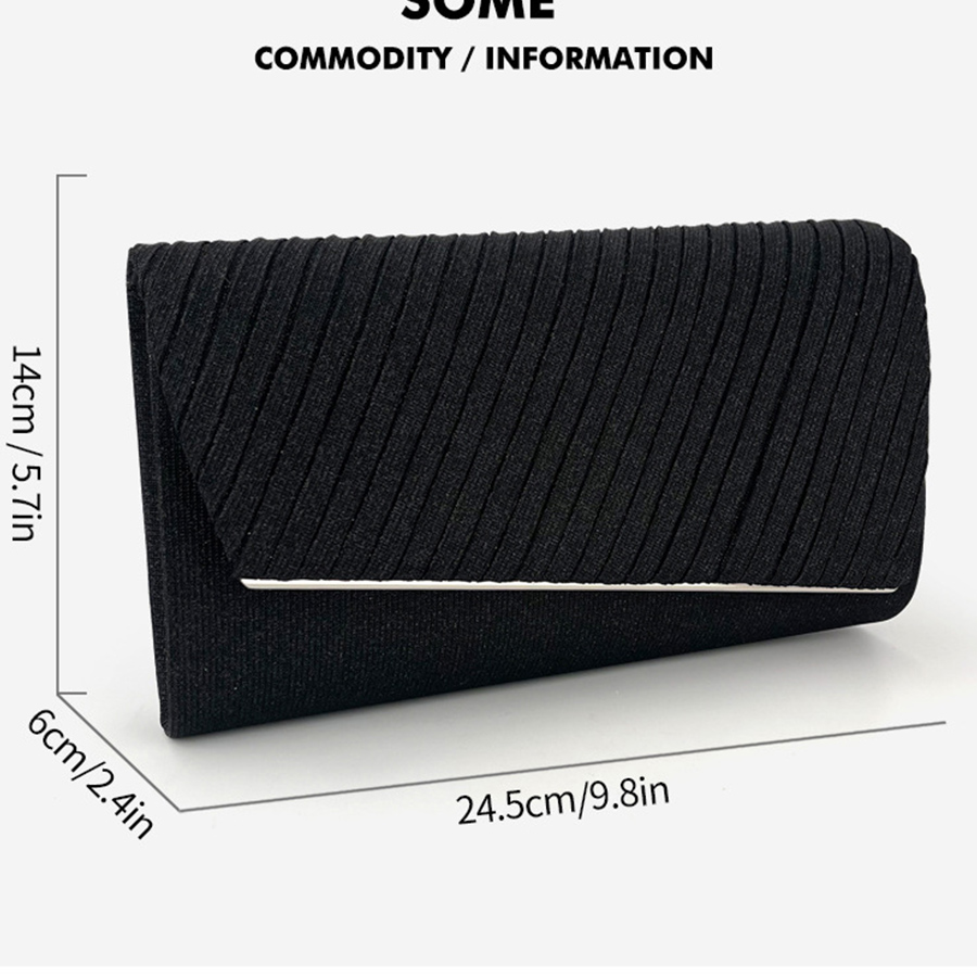 Borse da sera con pieghe scint - Flap Bag Envelope recensione e prezzo