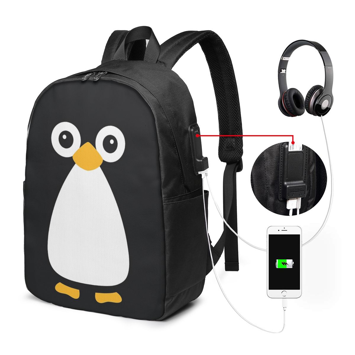 Simpatico zaino con pinguino v - Women Bags For College recensione e prezzo