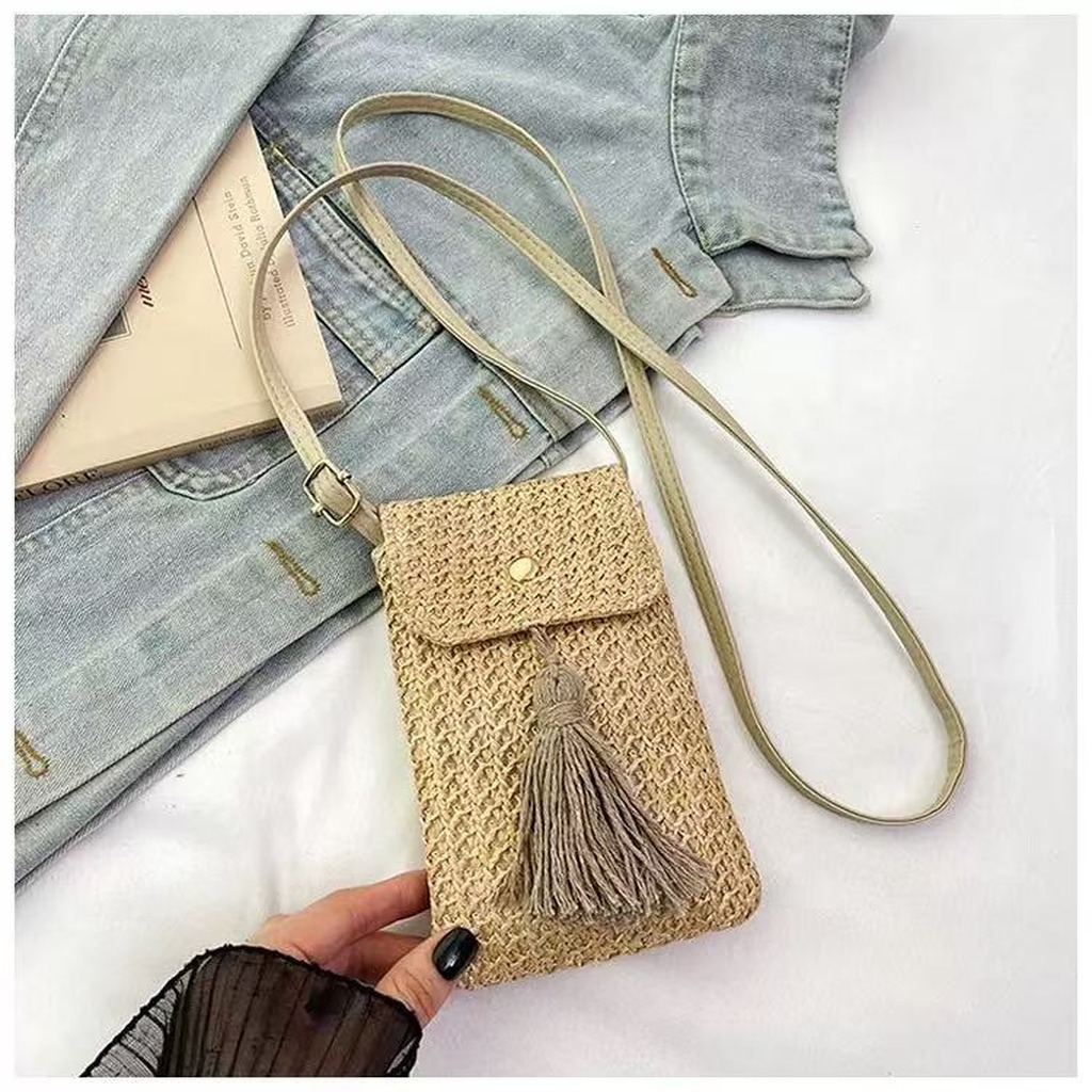 Borsa a tracolla in paglia da  - Women'S Bags Holiday recensione e prezzo