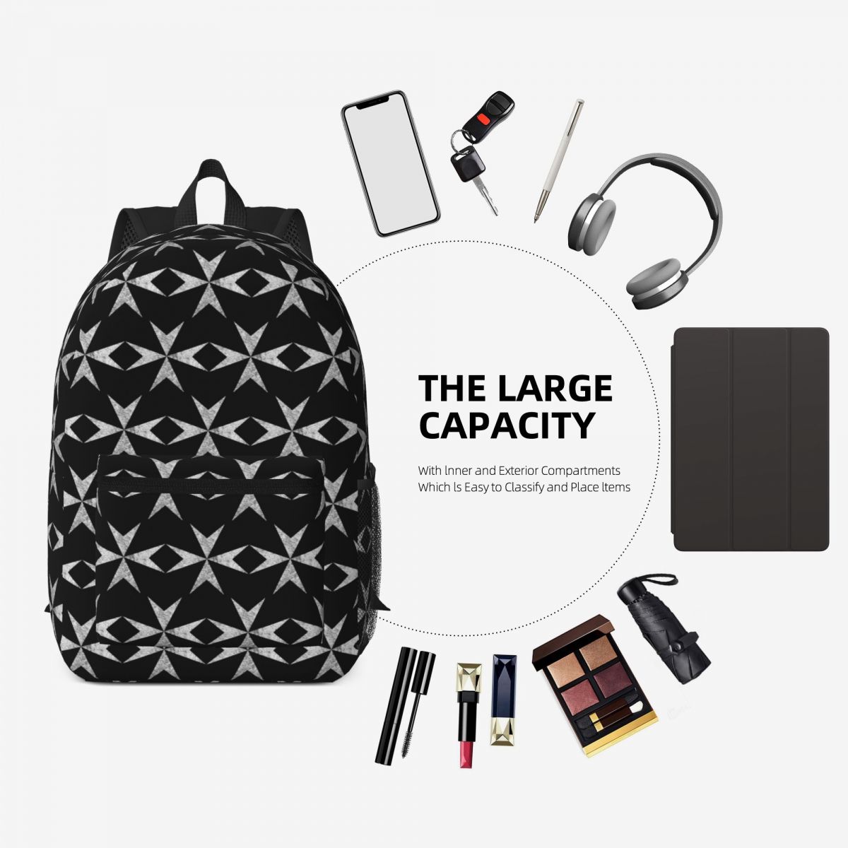 Zaino con croce maltese dei Ca - Women Bags Malta recensione e prezzo