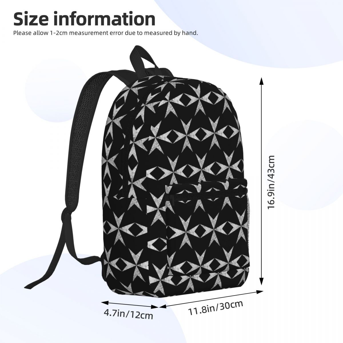 Zaino con croce maltese dei Ca - Women Bags Malta recensione e prezzo